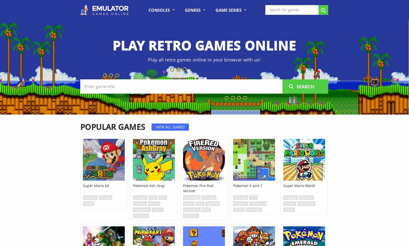 Online on sale retro emulator